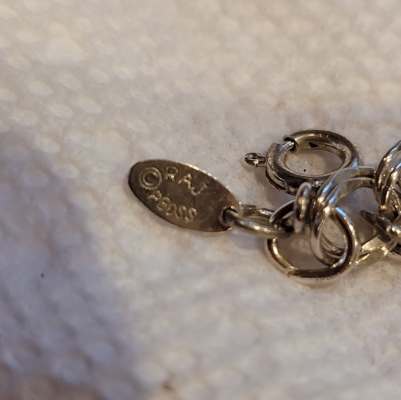 Sterling silver charm bracelet - Picture 4 of 4